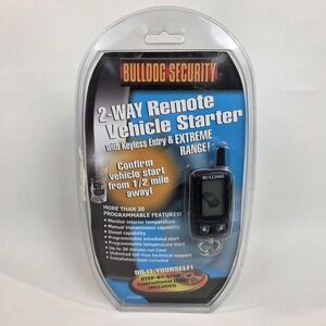 Bulldog Security 2-Way Remote‎ Vehicle Starter Keyless Entry Deluxe500 Kit NEW